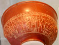 Neptune, god of oceans ceramic bowl from Inveresk at National Museum of Scotland. Edinburgh, Scotland.