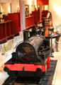 Steam locomotive Ellesmere by Hawthorn & Co., Leith Engine Works at National Museum of Scotland. Edinburgh, Scotland.