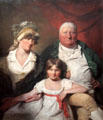 William Chalmers Bethune, his 2nd wife Isobel Morison & daughter Isabella Maxwell Morison painting by Sir David Wilkie at National Gallery of Scotland. Edinburgh, Scotland.