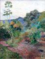 Martinique Landscape painting by Paul Gauguin at National Gallery of Scotland. Edinburgh, Scotland.