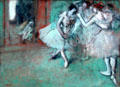 Group of Dancers painting by Edgar Degas at National Gallery of Scotland. Edinburgh, Scotland.
