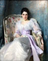 Lady Agnew of Lochnaw painting by John Singer Sargent at National Gallery of Scotland. Edinburgh, Scotland.