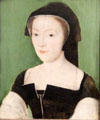 Mary of Guise portrait by Corneille de Lyon at National Portrait Gallery of Scotland. Edinburgh, Scotland.