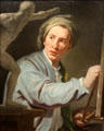 Scottish painter David Allan portrait by Domenico Corvi at National Portrait Gallery of Scotland. Edinburgh, Scotland.