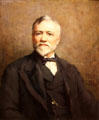 Andrew Carnegie portrait by Catherine Ouless after WW Ouless at National Portrait Gallery of Scotland. Edinburgh, Scotland.