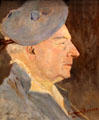 Sir Harry Lauder portrait by Theodora Roscoe at National Portrait Gallery of Scotland. Edinburgh, Scotland.