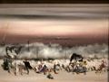 Ribbon of Excess painting by Yves Tanguy at Scottish National Gallery of Modern Art Dean Gallery. Edinburgh, Scotland.