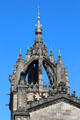 Scottish crown steeple of St. Giles Cathedral. Edinburgh, Scotland