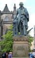 Statue of Adam Smith beside St Giles Cathedral. Edinburgh, Scotland.