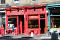 Fish & Chips cafe on George IV Bridge Street. Edinburgh, Scotland.