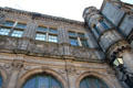 Facade of Central Library given by Carnegie. Edinburgh, Scotland.