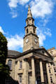 St Andrew's & St George's Church with steeple. Edinburgh, Scotland
