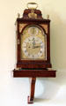 Antique bracket clock by Diego Evans of London in parlour at Georgian House museum. Edinburgh, Scotland.