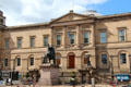 Duke of Wellington statue by David Bryce & James Gowans before Adam's General Register House. Edinburgh, Scotland.