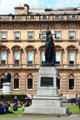 Statues on George Square. Glasgow, Scotland.