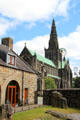 Glasgow Cathedral & St Mungo's Museum on Cathedral Square. Glasgow, Scotland.