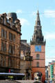 Tron Steeple with Tudor arch opened in 1855. Glasgow, Scotland.