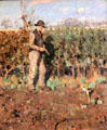 Hedge Cutter painting by George Henry at Hunterian Art Gallery. Glasgow, Scotland.