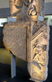 Roman stone carved with dedication to a Caesar found in West Dunbartonshire at Hunterian Museum. Glasgow, Scotland.