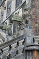Lion & Unicorn Staircase by stonemason William Riddel at University of Glasgow. Glasgow, Scotland.