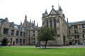 Courtyard of Gilbert Scott Building at University of Glasgow. Glasgow, Scotland.