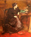 Mrs. Roberts painting by Alexander Ignatius Roche of Glasgow Boys at Kelvingrove Art Gallery. Glasgow, Scotland.