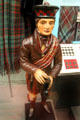 Scottish figure snuff shop sign at Kelvingrove Art Gallery. Glasgow, Scotland.
