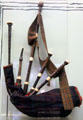 Highland bagpipes at Kelvingrove Art Gallery. Glasgow, Scotland.
