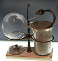 Vacuum coffee pot by James Robert Napier at Kelvingrove Art Gallery. Glasgow, Scotland.