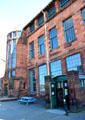 Street facade of Scotland Street School. Glasgow, Scotland.