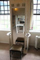 Dressing table with mirror by C.R. Mackintosh in main bedroom at Hill House. Helensburgh, Scotland.