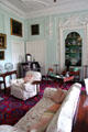 Drawing room with stucco work by Thomas Clayton after Parisian pattern book at Pollok House. Glasgow, Scotland.