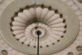 Ceiling rose in parlor at Holmwood. Glasgow, Scotland.