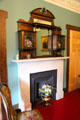 Parlor fireplace at Holmwood. Glasgow, Scotland.