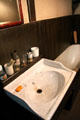 Bathroom sink at Tenement House museum. Glasgow, Scotland.