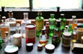 Medicine bottles at Tenement House museum. Glasgow, Scotland.