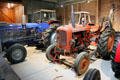 Collection of farm tractors at National Museum of Rural Life. Kittochside, Scotland.