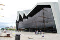 Hadid's reflective facade of Riverside Museum. Glasgow, Scotland.