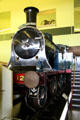 Caledonian Railway locomotive no. 123 by Neilson & Co. of Glasgow at Riverside Museum. Glasgow, Scotland.
