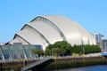 Clyde Auditorium on River Clyde. Glasgow, Scotland