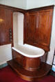 Bath tub with mahogany surrounds at Culzean Castle. Maybole, Scotland.
