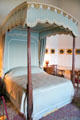 Four-poster bed with canopy at Culzean Castle. Maybole, Scotland.