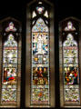 Stained glass window at Alloway Parish Church. Alloway, Scotland.