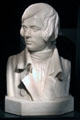 Copy of Robert Burns bust by Sir John Steell at Robert Burns Birthplace Museum. Alloway, Scotland.