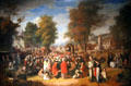 Mauchline the Holy Fair painting by Alexander Carse at Robert Burns Birthplace Museum. Alloway, Scotland.