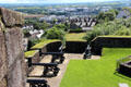 Stirling Castle battery overlooking town. Stirling, Scotland.