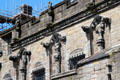Grotesque sculptures on Prince's Walk of Palace at Stirling Castle. Stirling, Scotland.