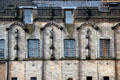 Grotesque figures on Prince's Walk of Palace at Stirling Castle. Stirling, Scotland.