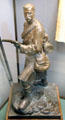 Model of Boer War Memorial Statue at Stirling Castle Regimental Museum. Stirling, Scotland.