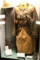 WWI uniform & revolver at Stirling Castle Regimental Museum. Stirling, Scotland.